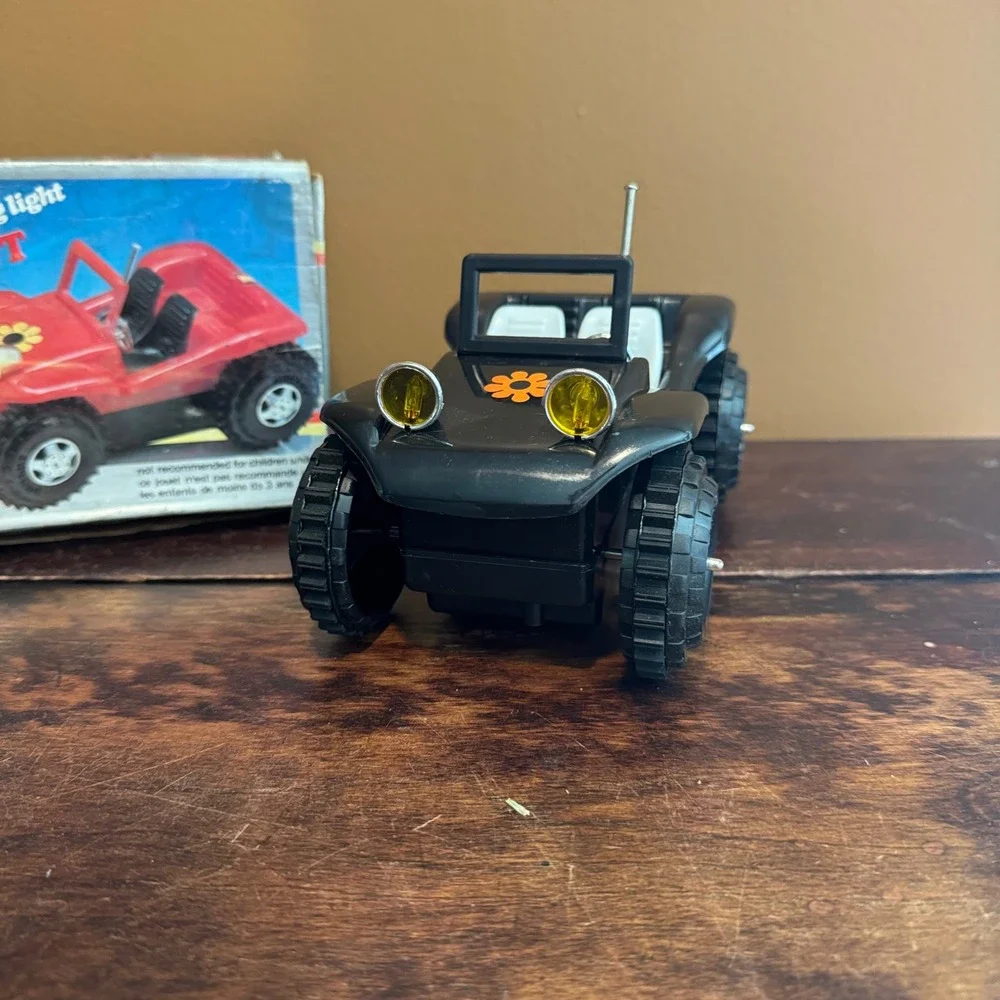 Vintage AE Tumble Buggy Blinking Light Culbutant Battery Operated Toy‎ Car